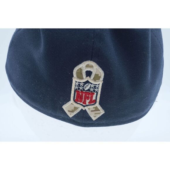 New Era NFL Houston Texans Salute to Service Blue Camo SnapBack Hat - Picture 10 of 10